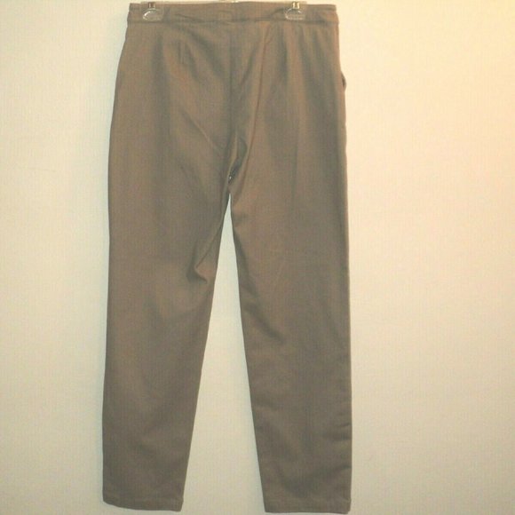 Ann Trinity Pants SZ 8 Tan-Olive Lower Leg Snaps - Picture 4 of 7